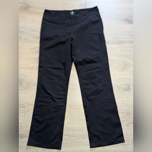 Tuff Athletics Black Wide Leg Flared Yoga Pants Women's XL